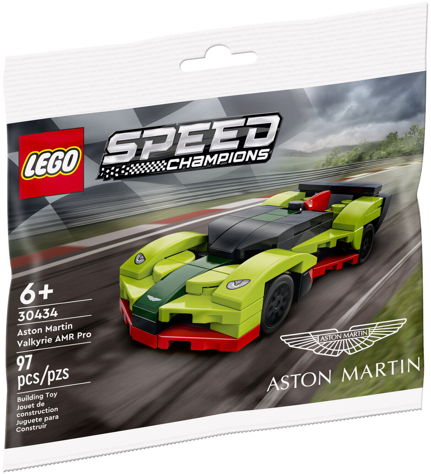 LEGO Velocità Champions Aston Martin Valkyrie AMR Pro 30434