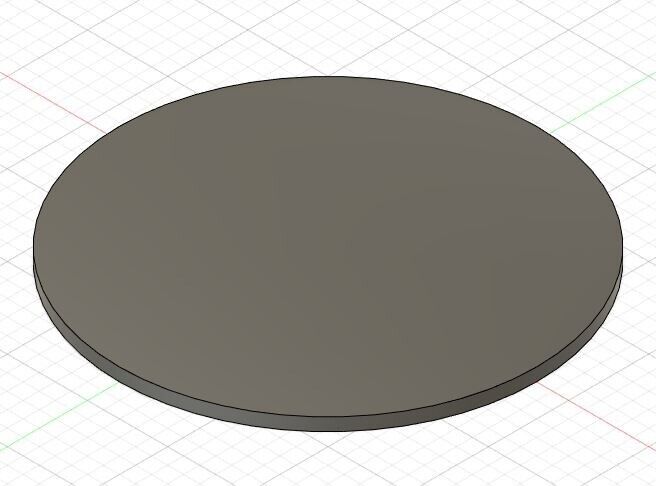 Basetta #46 Tonda 32mm H 4mm in PLA