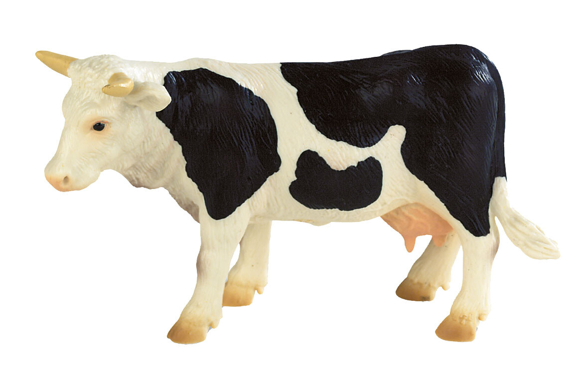 6569360 3305544 Merchandising Bullyland: Fattoria - Mucca Fanny Nera/Bianca