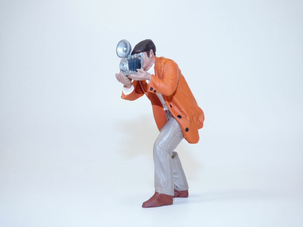 FIGURINE PHOTOGRAPHE années 50 Race day 2 figure III 1/18