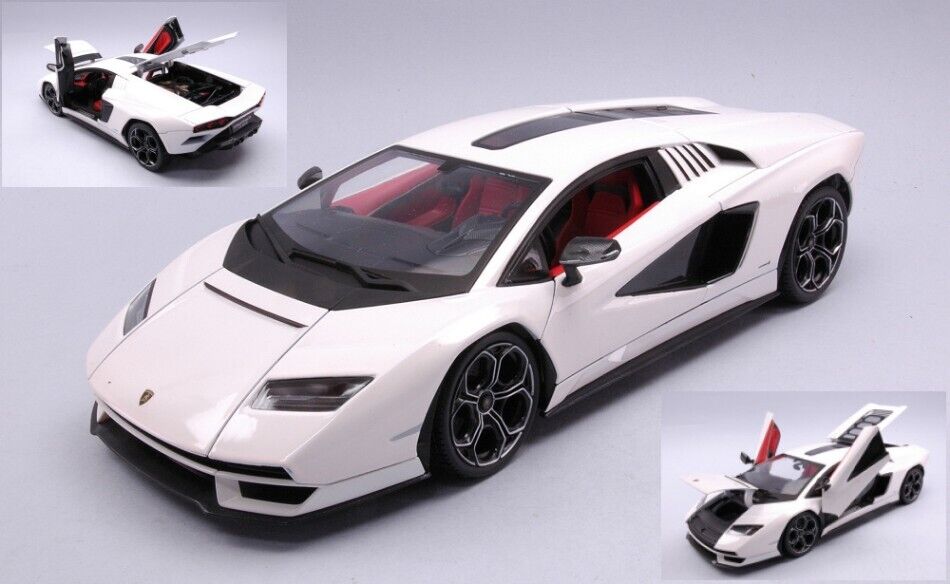 Lamborghini Countach Lpi 800 / 4 White 1:18 Model 31459 MAISTO