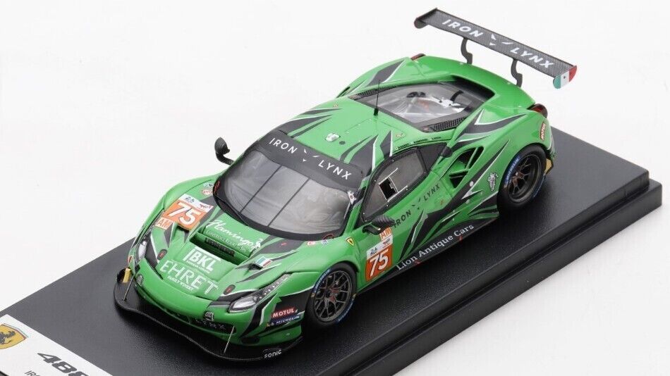 FERRARI 488 GTE EVO IRON LYNX N.75 LM 2022 EHRET/HOOK/VARRONE 1:43