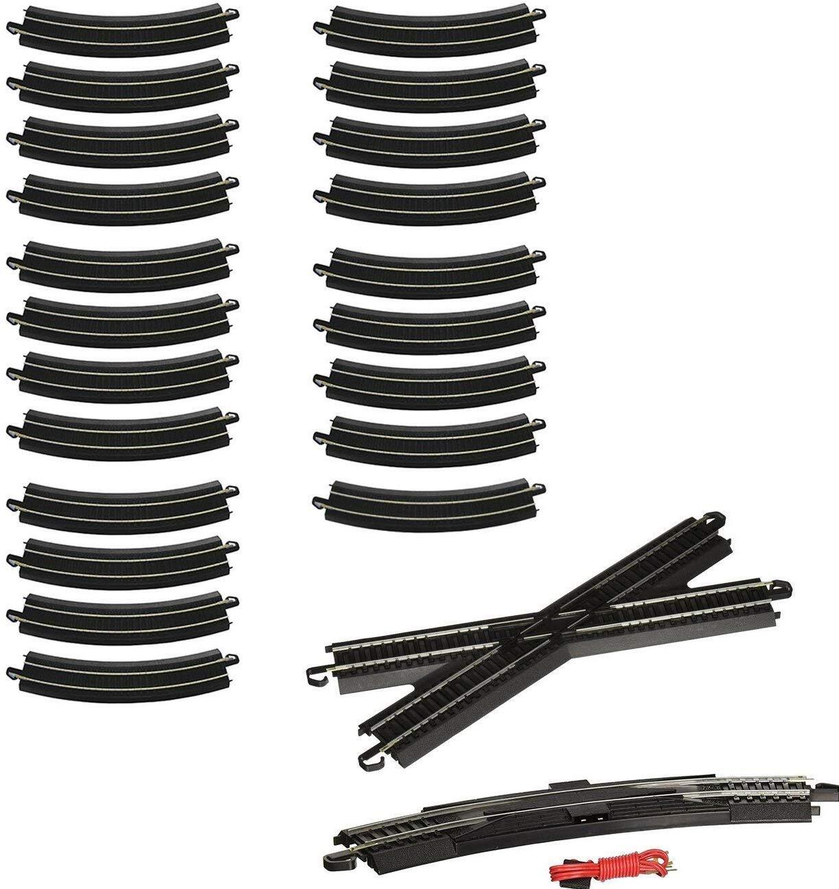 Bachmann Trains Snap-Fit E-Z TRACK E-Z TRACK FIGURE 8 TRACK PACK - STEEL ALLOY R