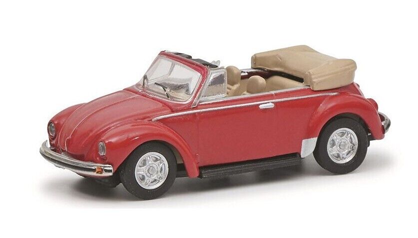 HERPA - VOLKSWAGEN Maggiolino cabrio rosso - 1/87 - SCH26705