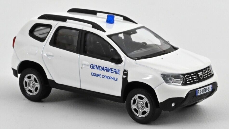 Dacia Duster 2020 Gendarmerie Equioe Cynophile 1:43 Model NOREV