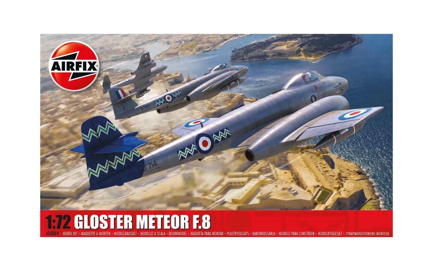 Airfix 1:72 Gloster Meteor F.8 Modello Plastica Kit - A04064
