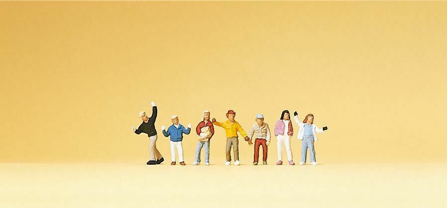 Bambini (7) Set Personaggi N Gauge Statuette Preiser 79044