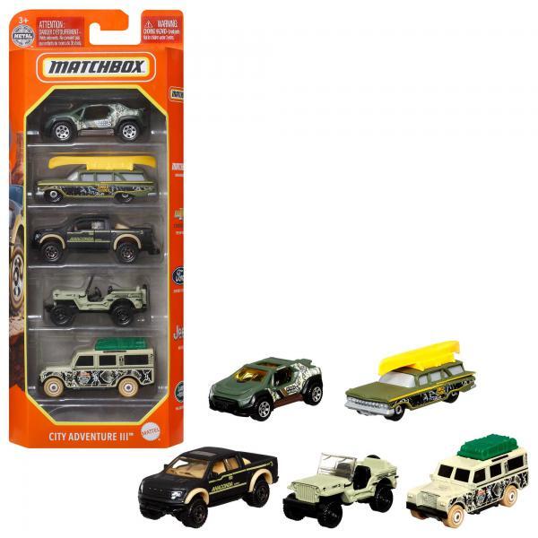 GIOCATTOLO MATCHBOX CONFEZIONE 5 VEICOLI Ass.To