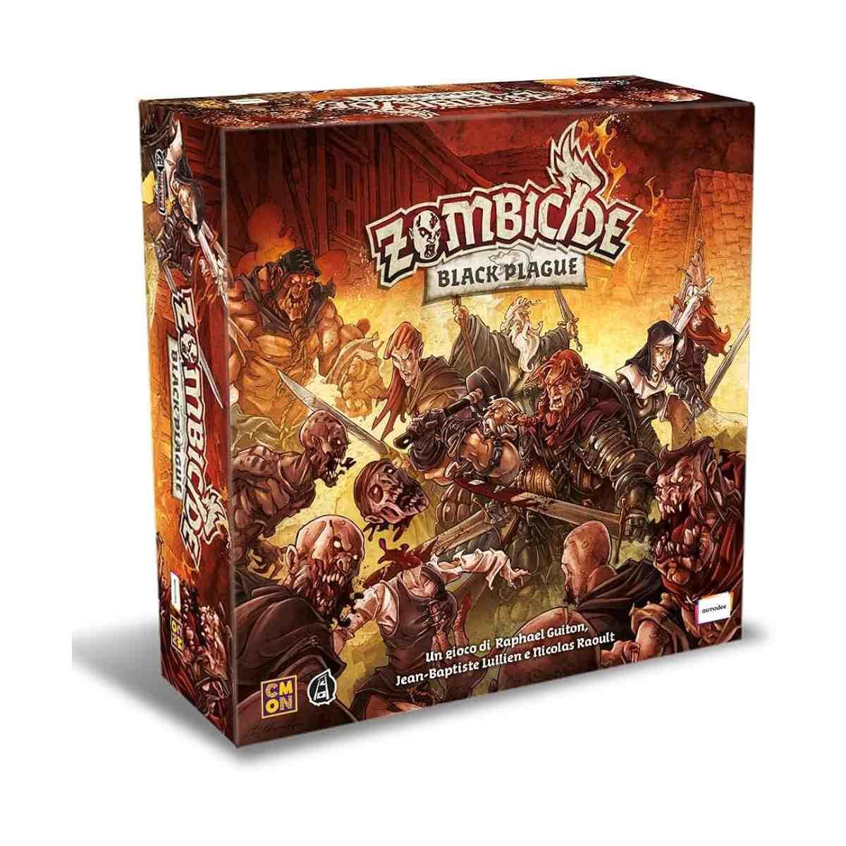 ZOMBICIDE BLACK PLAGUE - Gioco da Tavolo Base Fantasy Zombie Italiano Asmodee