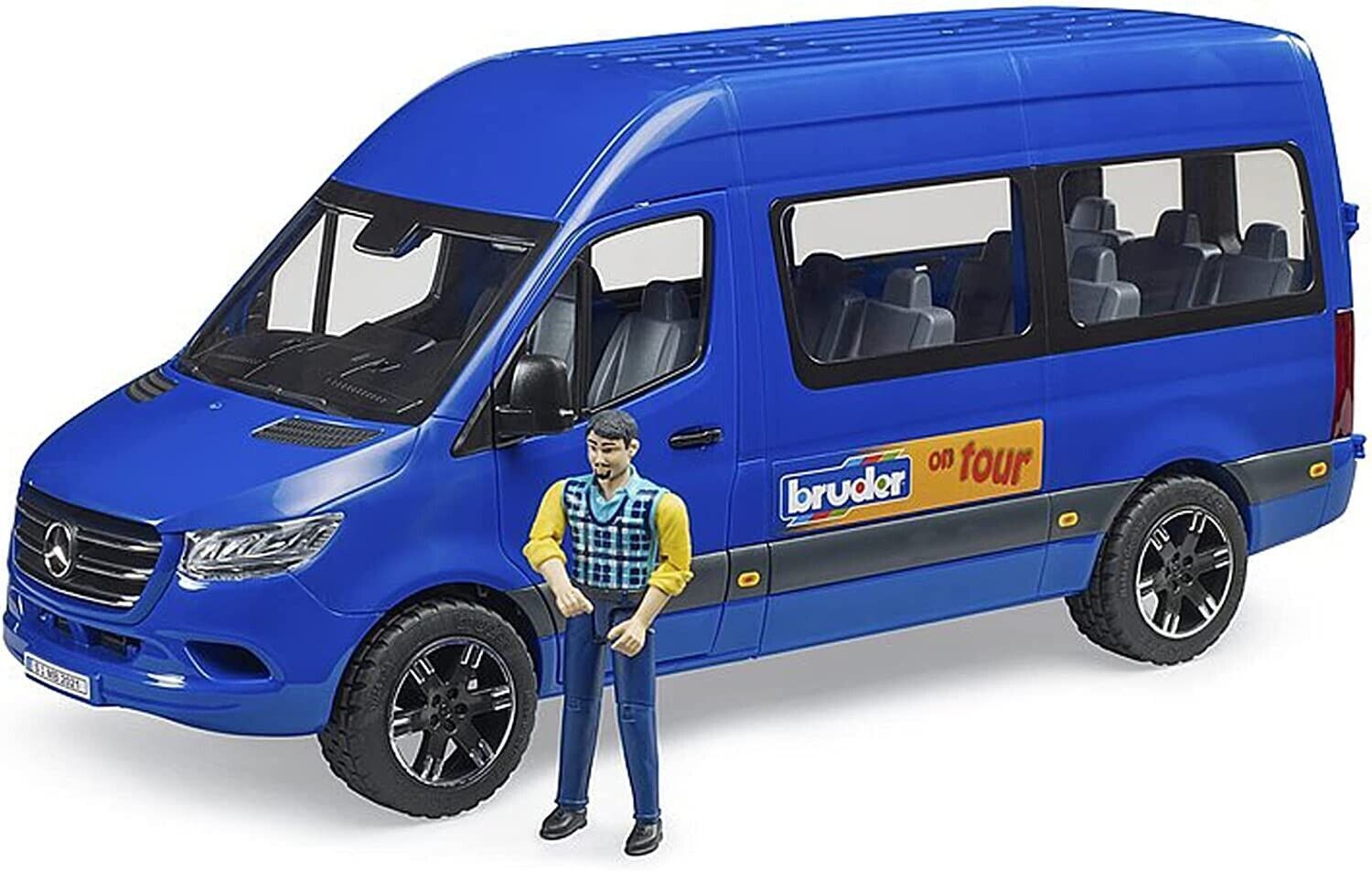 BRUDER MB Sprinter pulmino con autista 02681