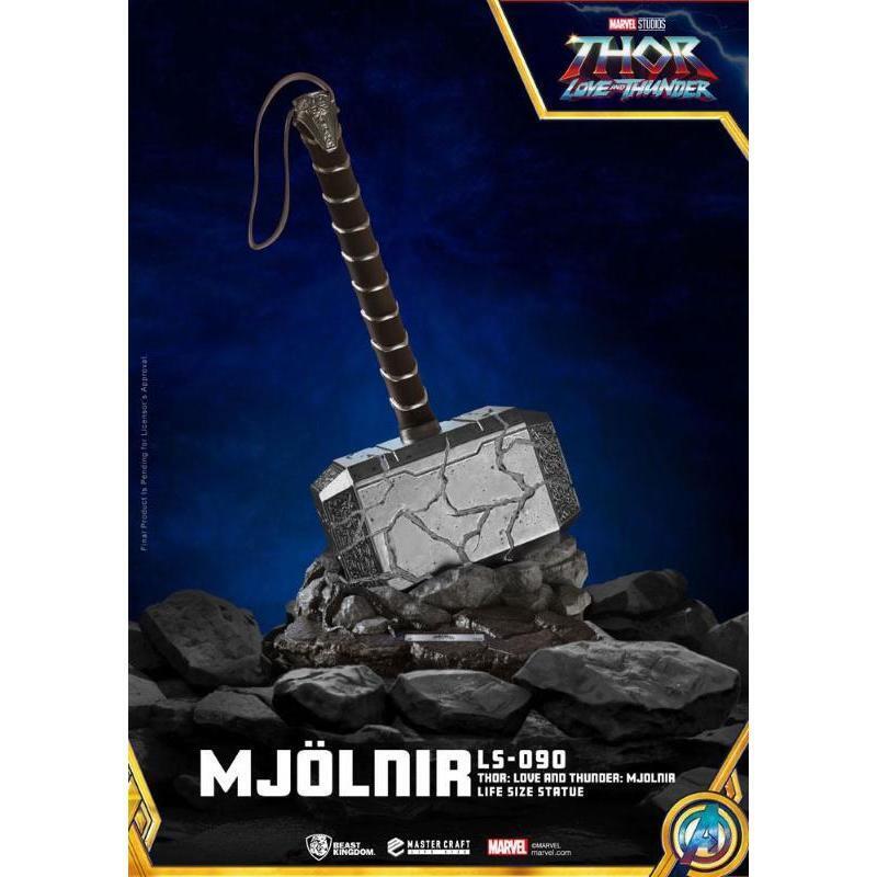 Marvel Thor:Love and Thunder Mjolnir Life Size Replica 11 53 cm Beast Kingdom