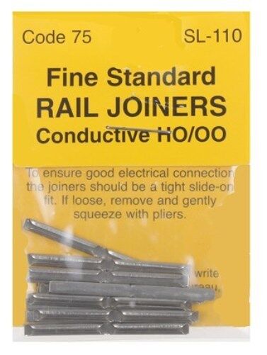 PECO SL-110 6 X Pks 00 Controllo Codice 75 Finescale Fishplates Tuta Joiners 2nd