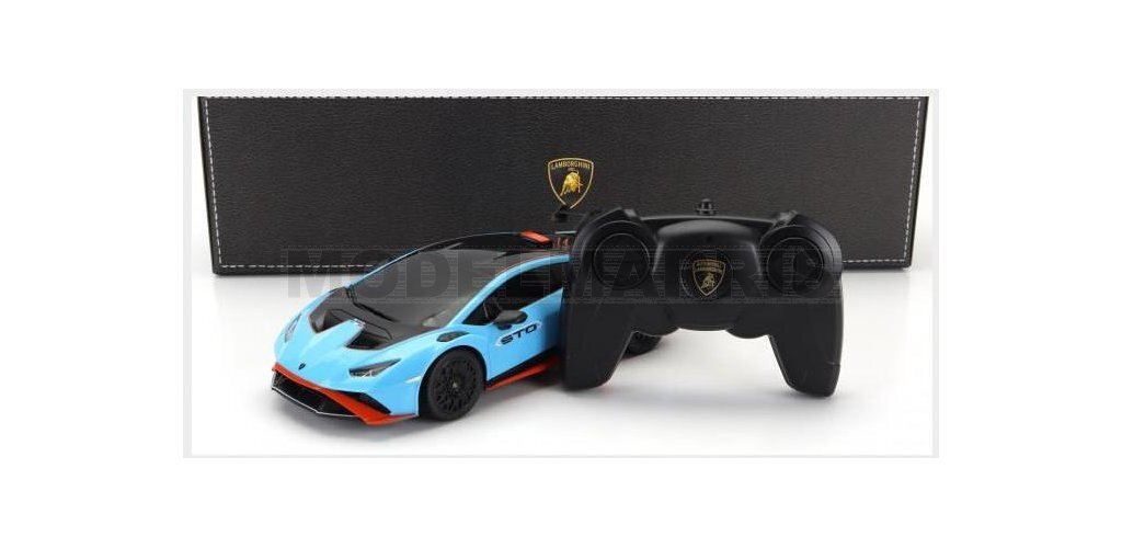 MONDOMOTORS 63704-RC LAMBORGHINI - HURACAN STO LP640-2 2021 - LIGHT BLUE ORANGE