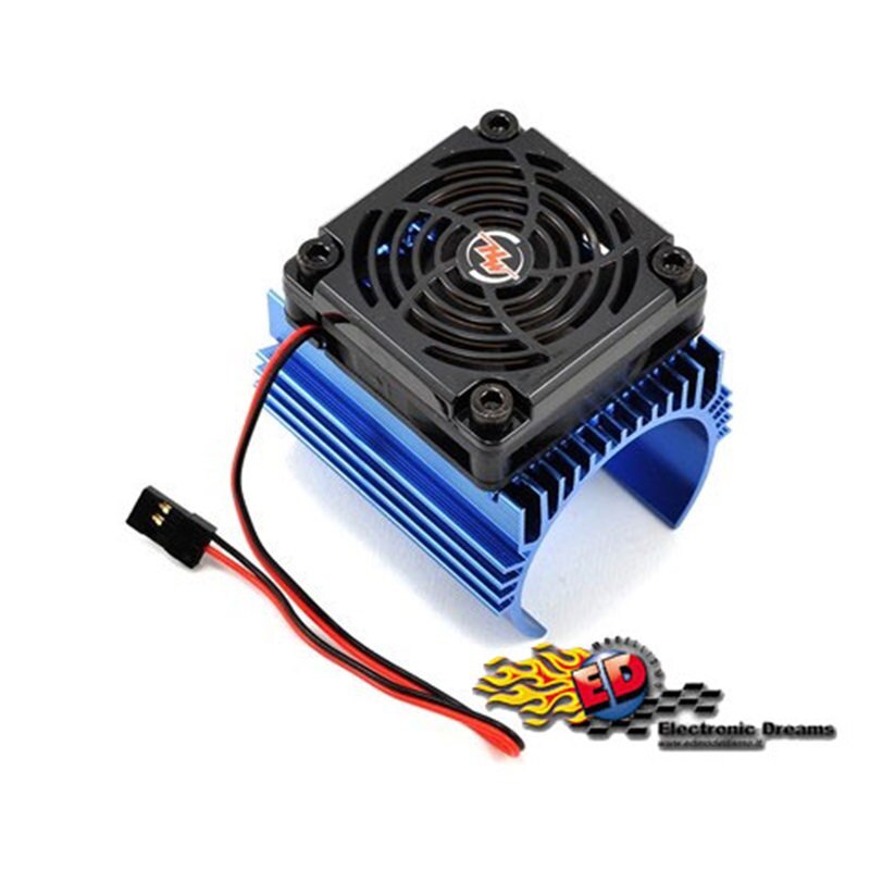 Hobbywing Dissipatore in alluminio con Ventola per motori diametro 44mm con vent