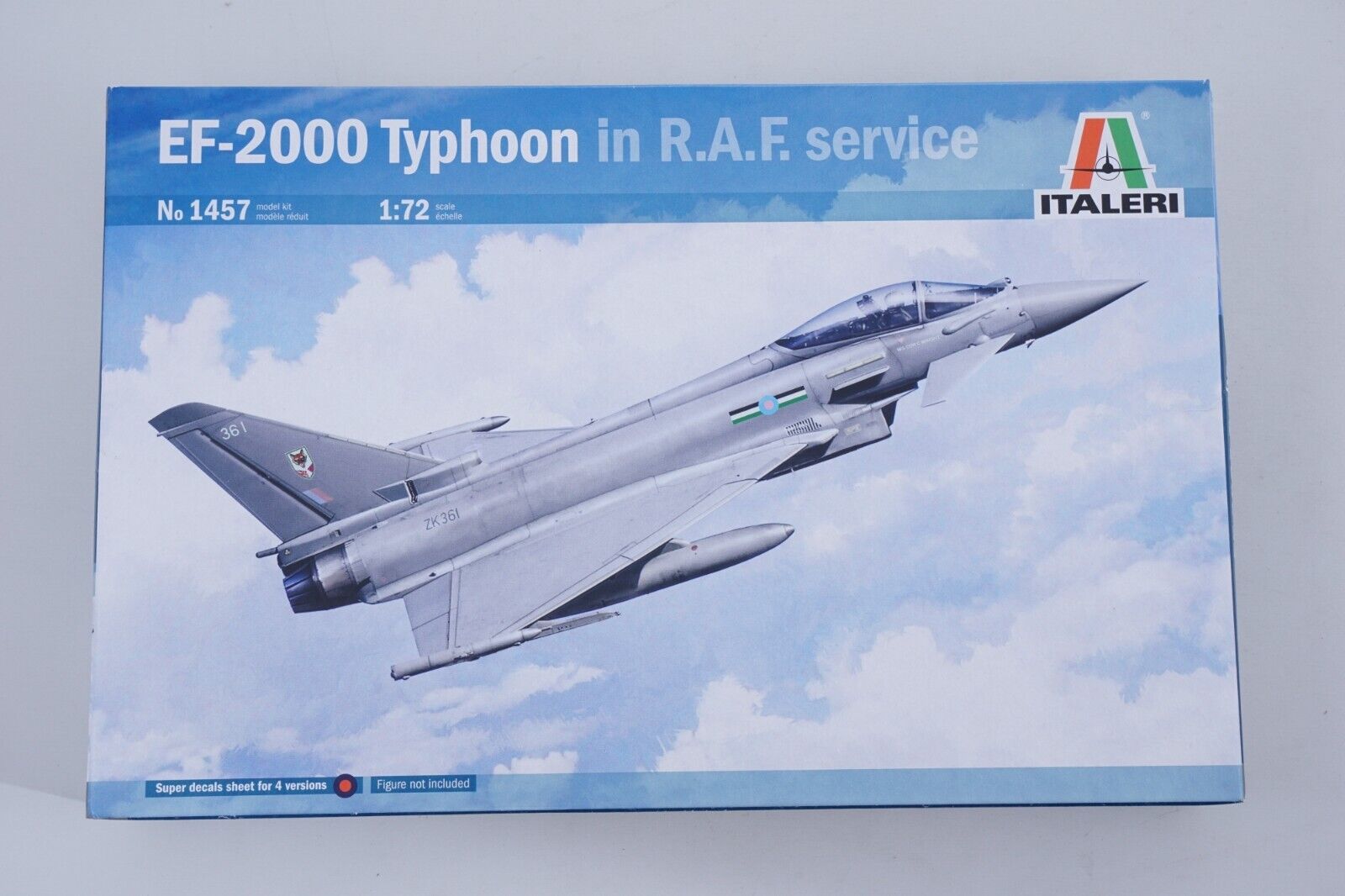 Italeri Eurofighter EF-2000 Typhoon In R.A.F. Service 1:72 1457 modellismo