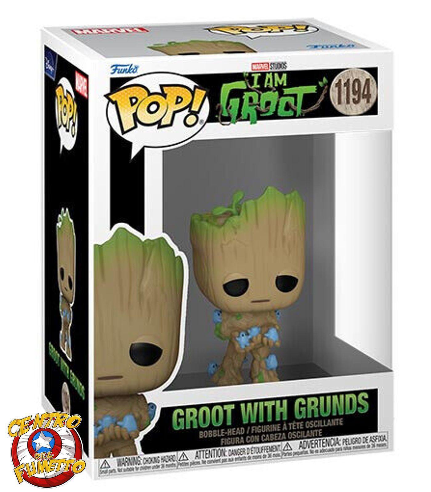 Funko Pop! I am Groot 1194 - Groot with Grunds - Vinyl Figure