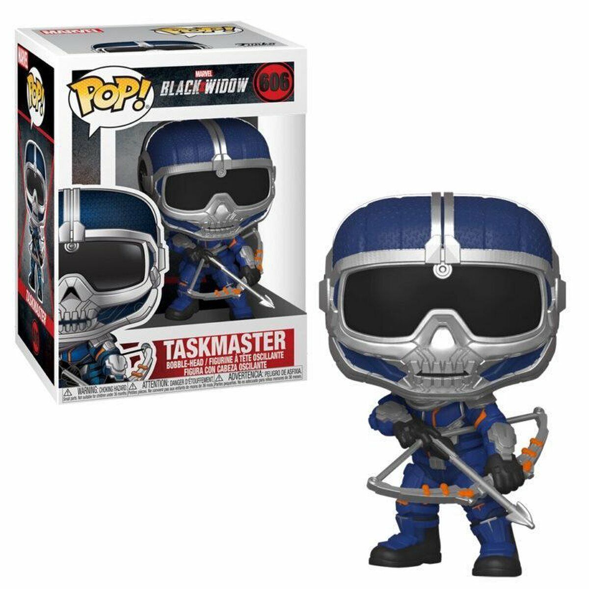 Black Widow Taskmaster With Bow POP Marvel #606 Vinyl Figure FUNKO