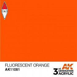 ACRILICO MODELLISMO AK INTERACTIVE FLUORESCENT ORANGE 17ML