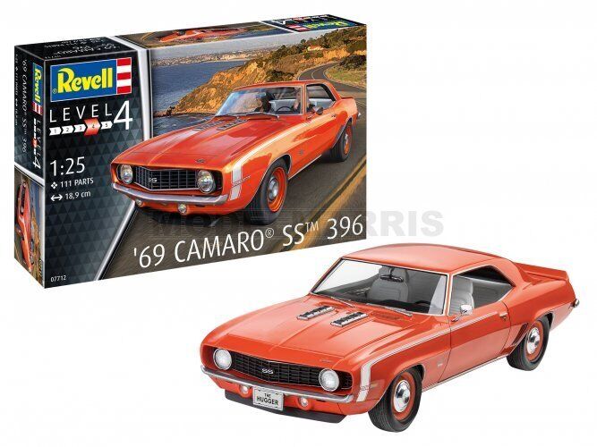 REVELL 07712 1/25 1969 Camaro SS 396