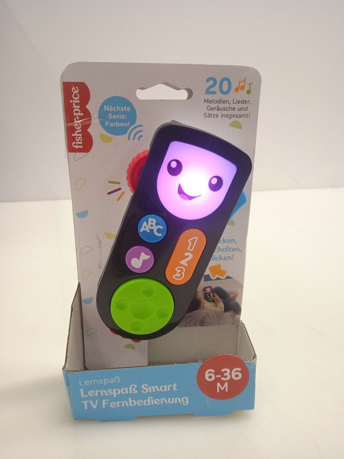Fisher-Price HGY50 - Telecomando Smart TV per bambini dai 6 mesi in su