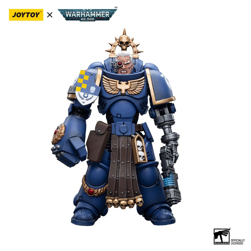 JoyToy Space Marine - Ultramarines - Tenente Ultramarines con pugno di potere 1/