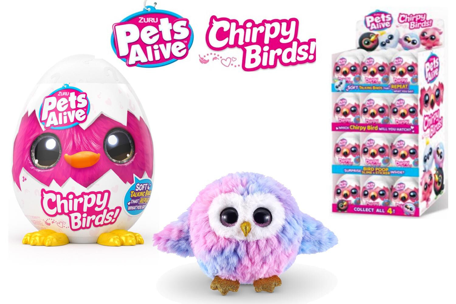 Pets Alive Chirpy Birds Uccellino Canterino
