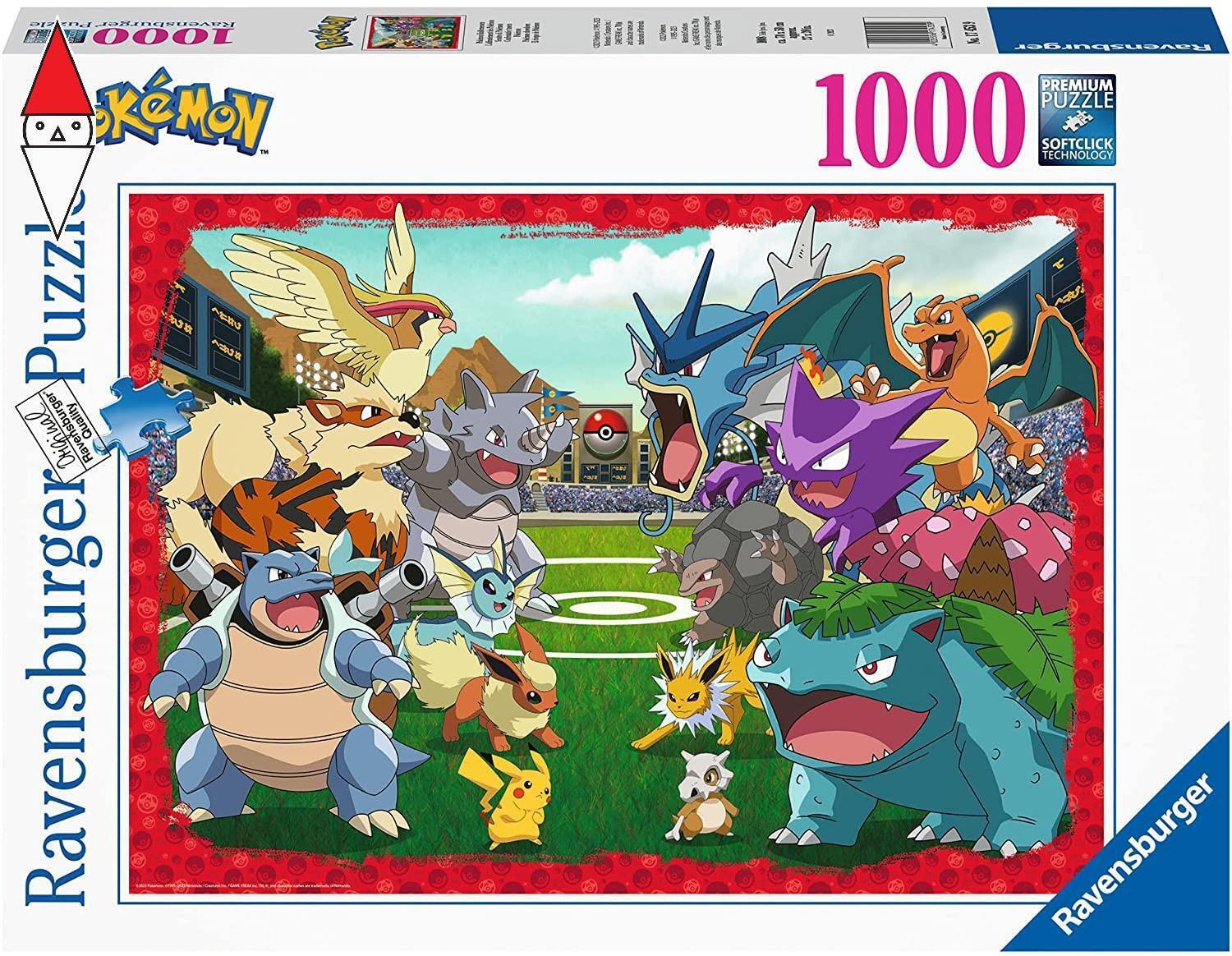 PUZZLE GRAFICA RAVENSBURGER POKEMON 1006 PZ