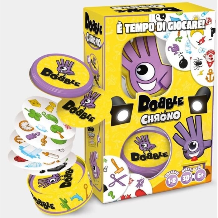 Dobble Chrono 6+ 8237 Asmodee (1-6 Giocatori)
