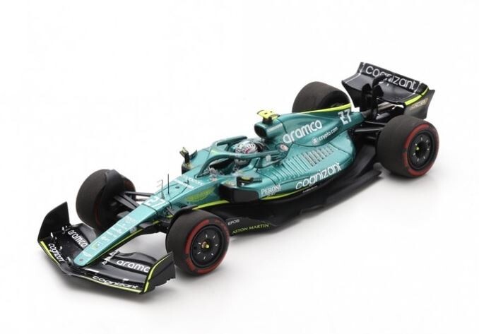 Spark Model 1:43 s8531 Aston Martin AMR22 #27 Bahrain GP 2022 Hulkenberg NEW