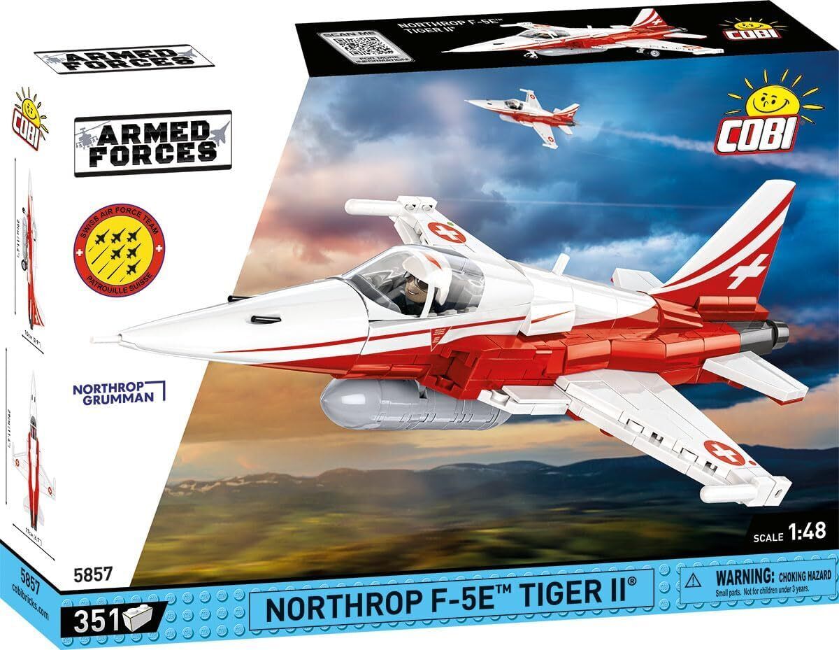 COBI - Aereo militare NORTHROP F-5E TIGER II - 351 pezzi - 1/48 - COB5857