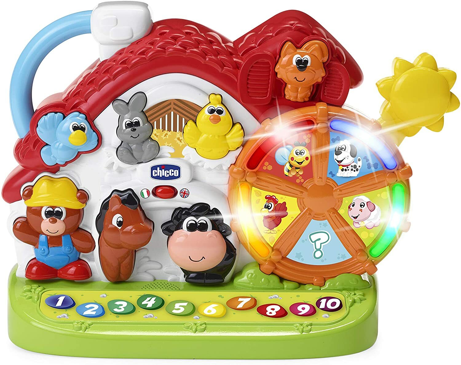 Nuova Fattoria Parlante -Chicco - gioco interattivo- italiano- inglese - bambini