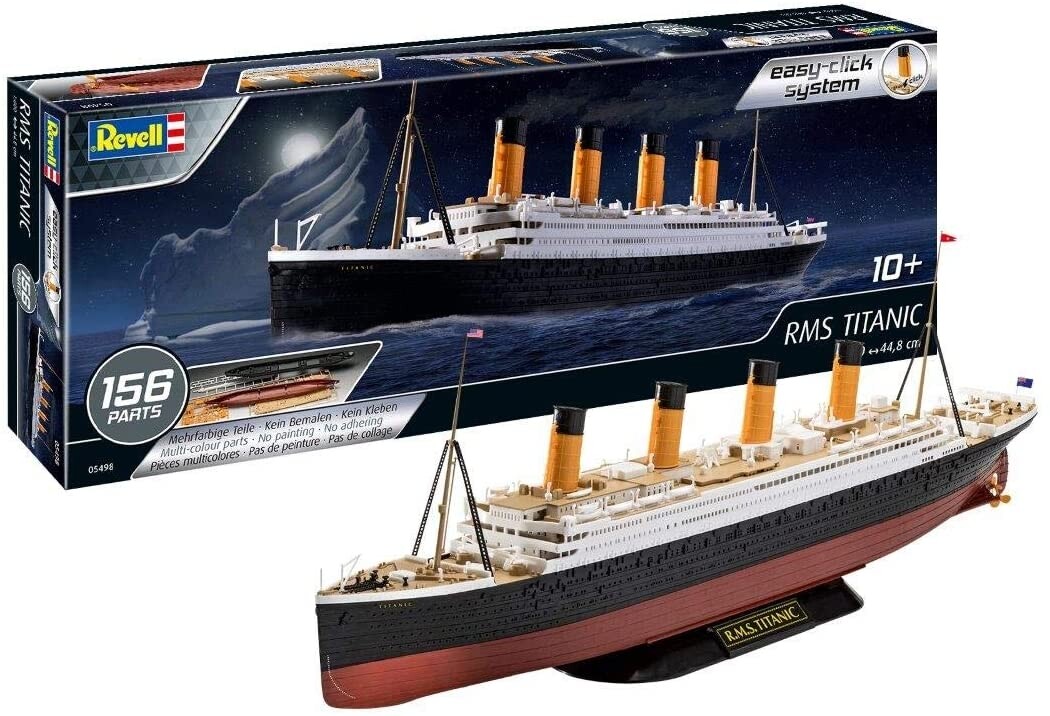 REVELL, Barca RMS TITANIC da assemblare e verniciare, 1/600,  REV05498