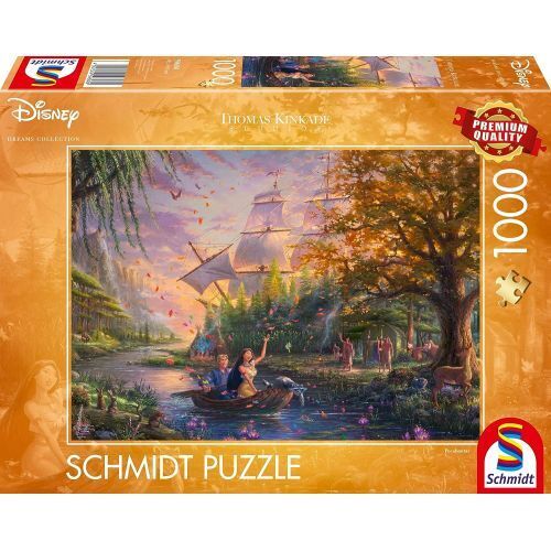 Schmidt SMT59688 Puzzle da 1000 Pezzi - Thomas Kinkade: Pocahontas