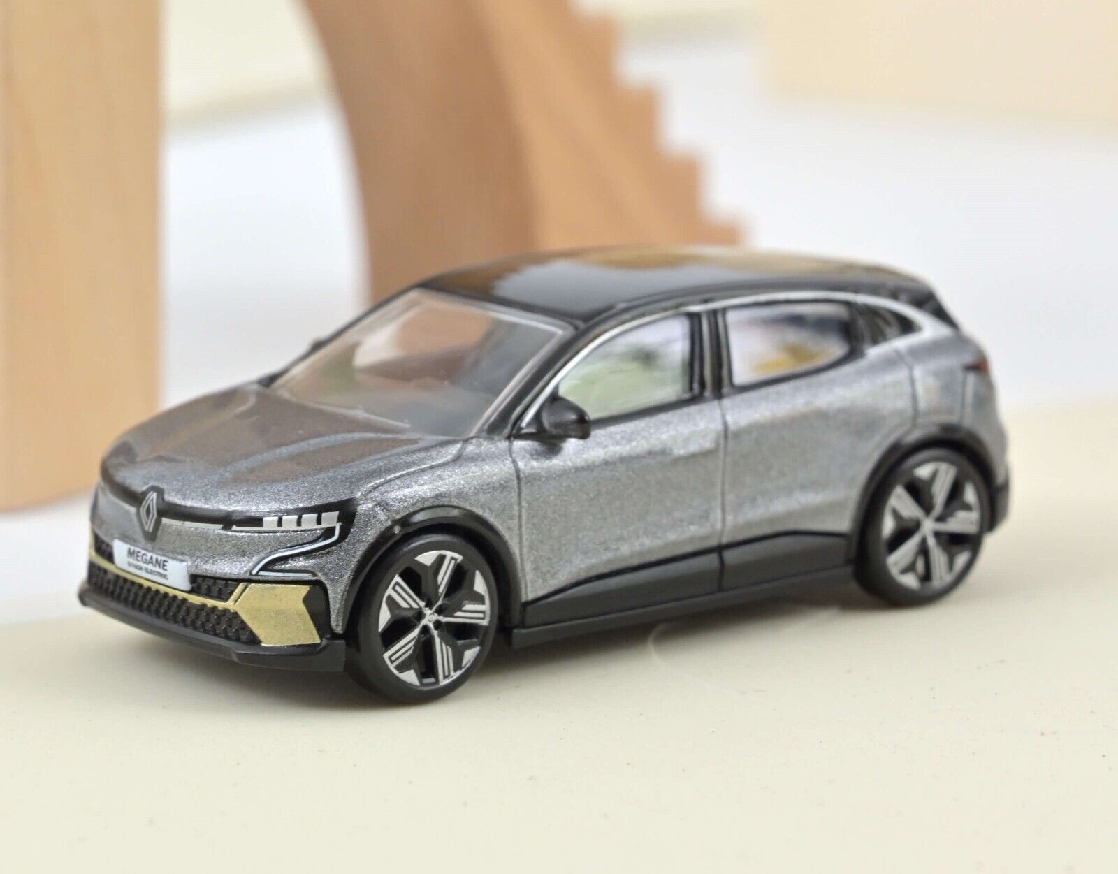 Renault Mégane E-Tech 2022 Grigio 1/64 3 Pollici Norev Mint in Scatola di...