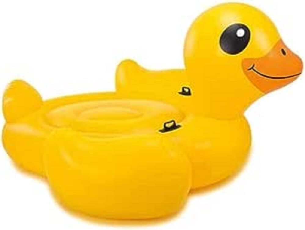 Intex 57556 - Cavalcabile Papera, Multicolore, 147 x 147 x 147 x 147 x 81 cm