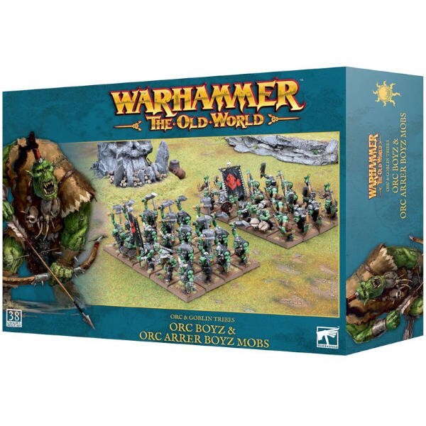 Warhammer - The Old World - Orc & Goblin tribes - Orc Boyz & Orc Arrer Boyz Mob