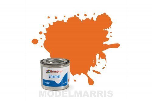 HUMBROL 46 Smalto Arancio Opaco 14 ml - Humbrol - 46
