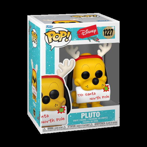 Merchandising Disney: Funko Pop! - Holiday - Pluto (Vinyl Figure 1227) |Nuovo|
