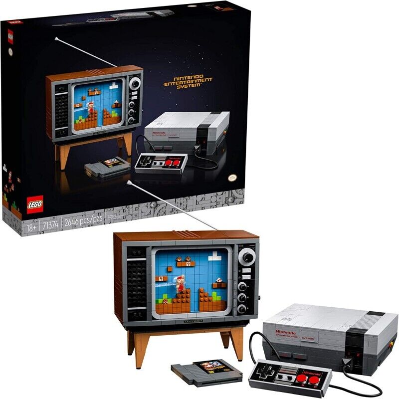 Lego Super Mario - Nintendo Entertainment System - Lego 71374 TV interattivo con
