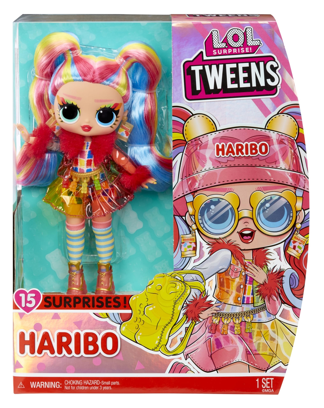 LOL Surprise Tweens Haribo modepop - Holly Happy met 15 verrassingen en Haribo m