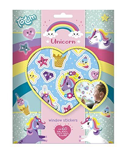 Totum- Unicorn Adesivi, Multicolore, 071568 (e8t)