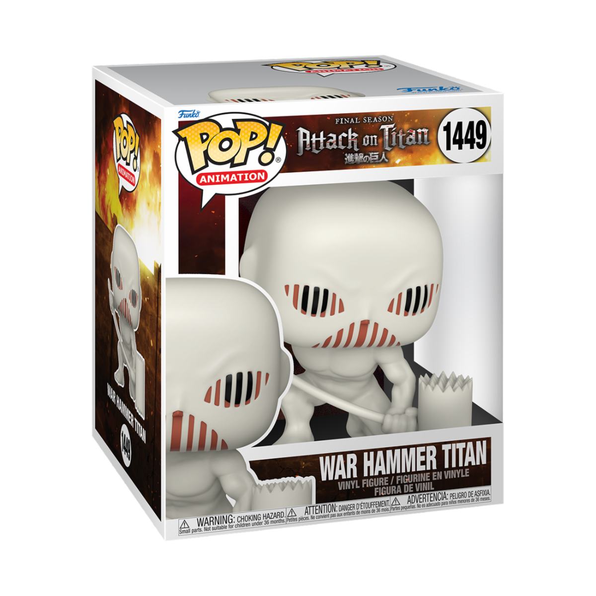 Attack On Titan War Hammer Titan Super-Sized POP Animation #1449 Vinyl Figure