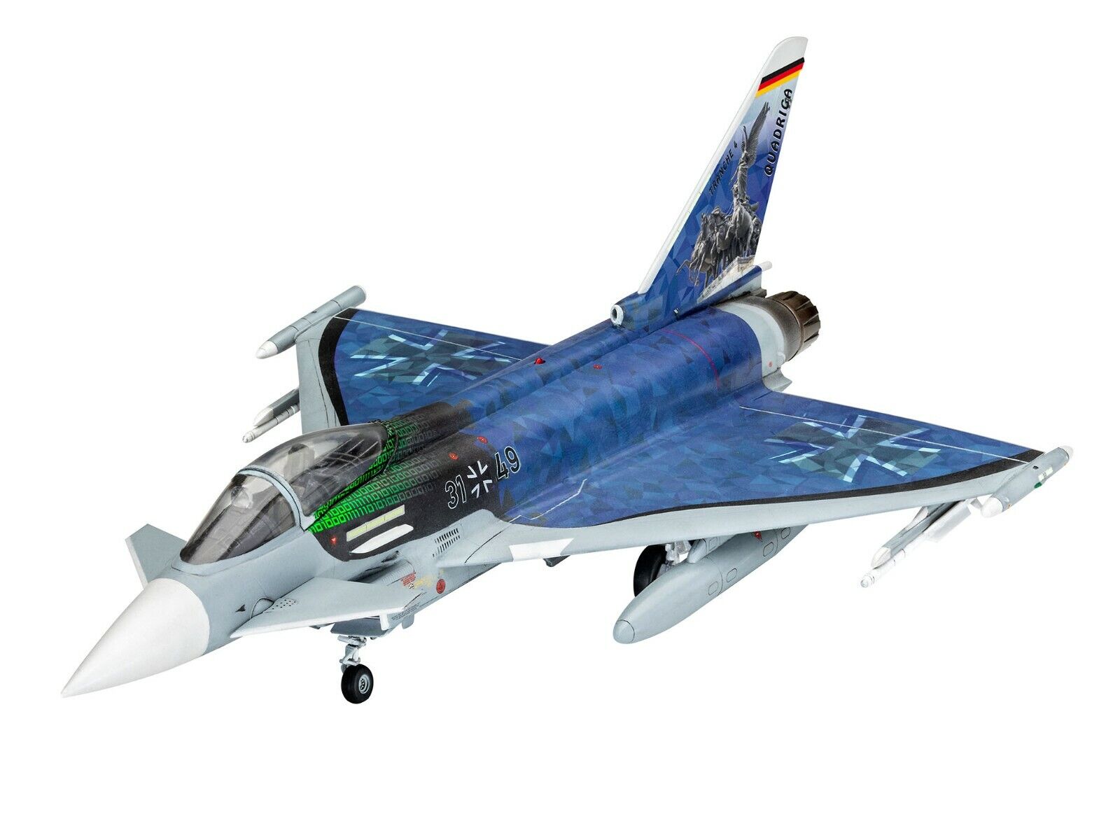 63843	Revell: Model Set Eurofighter "Luftwaffe 2020 Quadriga in 1:72