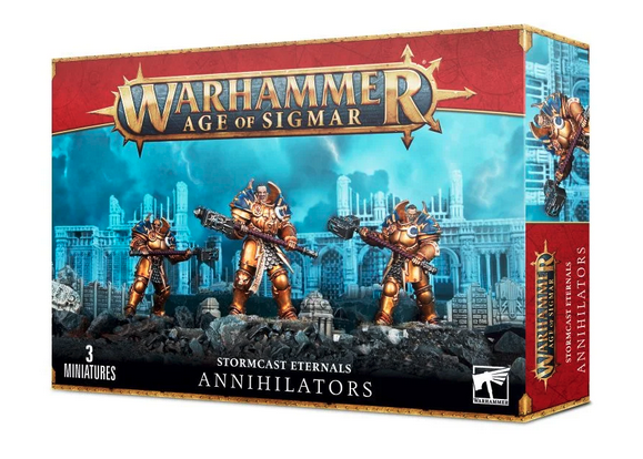 ANNIHILATORS annientatori STORMCAST ETERNALS games workshop WARHAMMER set di 3 m