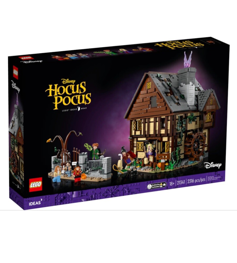 LEGO Ideas 21341 - Disney Hocus Pocus: il cottage delle sorelle Sanderson NUOVO