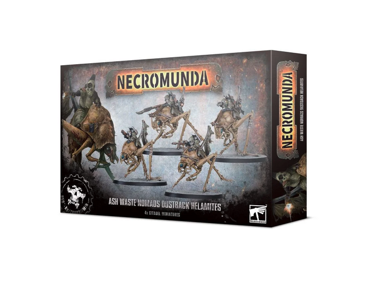 ASH WASTE NOMADS OUSTBACK HELAMITES set di 4 miniature NECROMUNDA warhammer