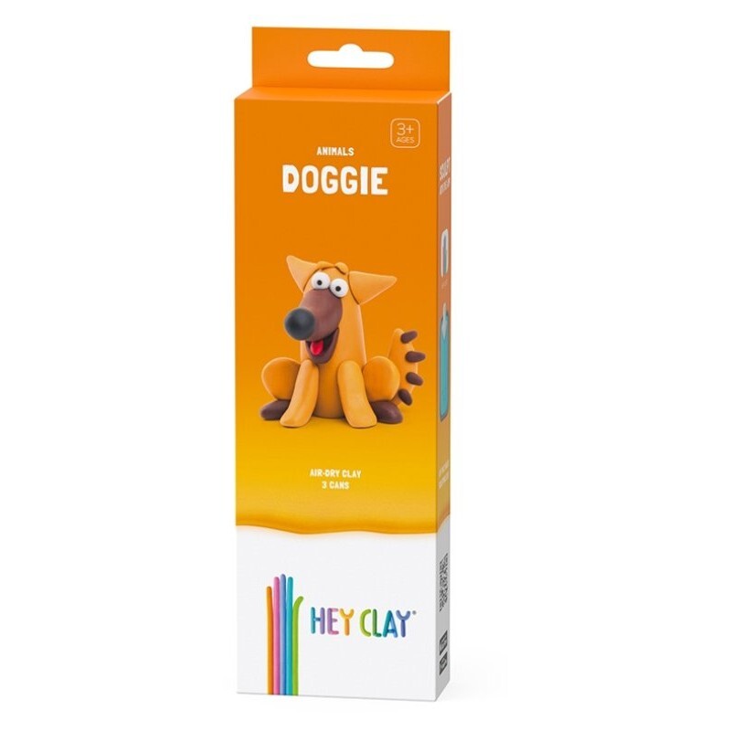 Pasta Modellabile Hey Clay - Cane - Small Set 3 barattoli