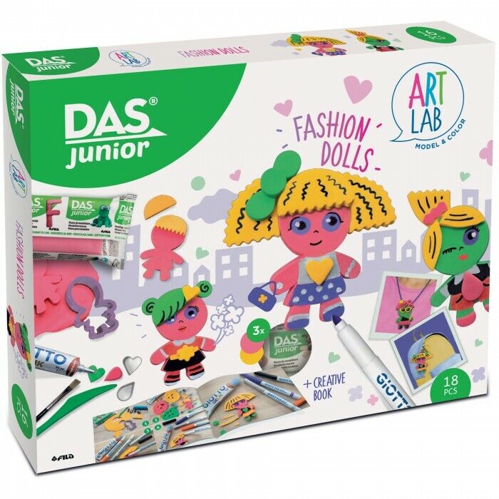Gioco Creativo Das Junior Art Lab Fashio Dolls - 348600