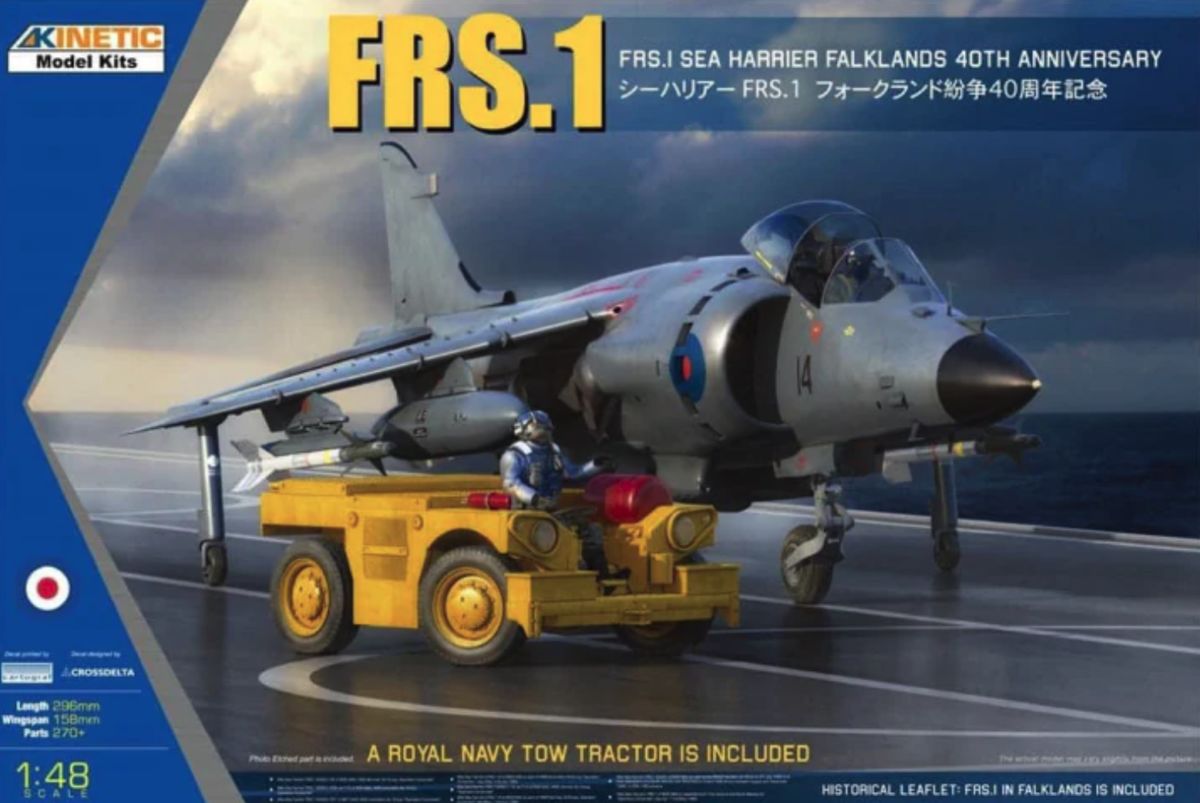 Kinetic 48138 FRS.1 Sea Harrier Falklands 40th AIRCRAFT SCALE 1/48 NEW