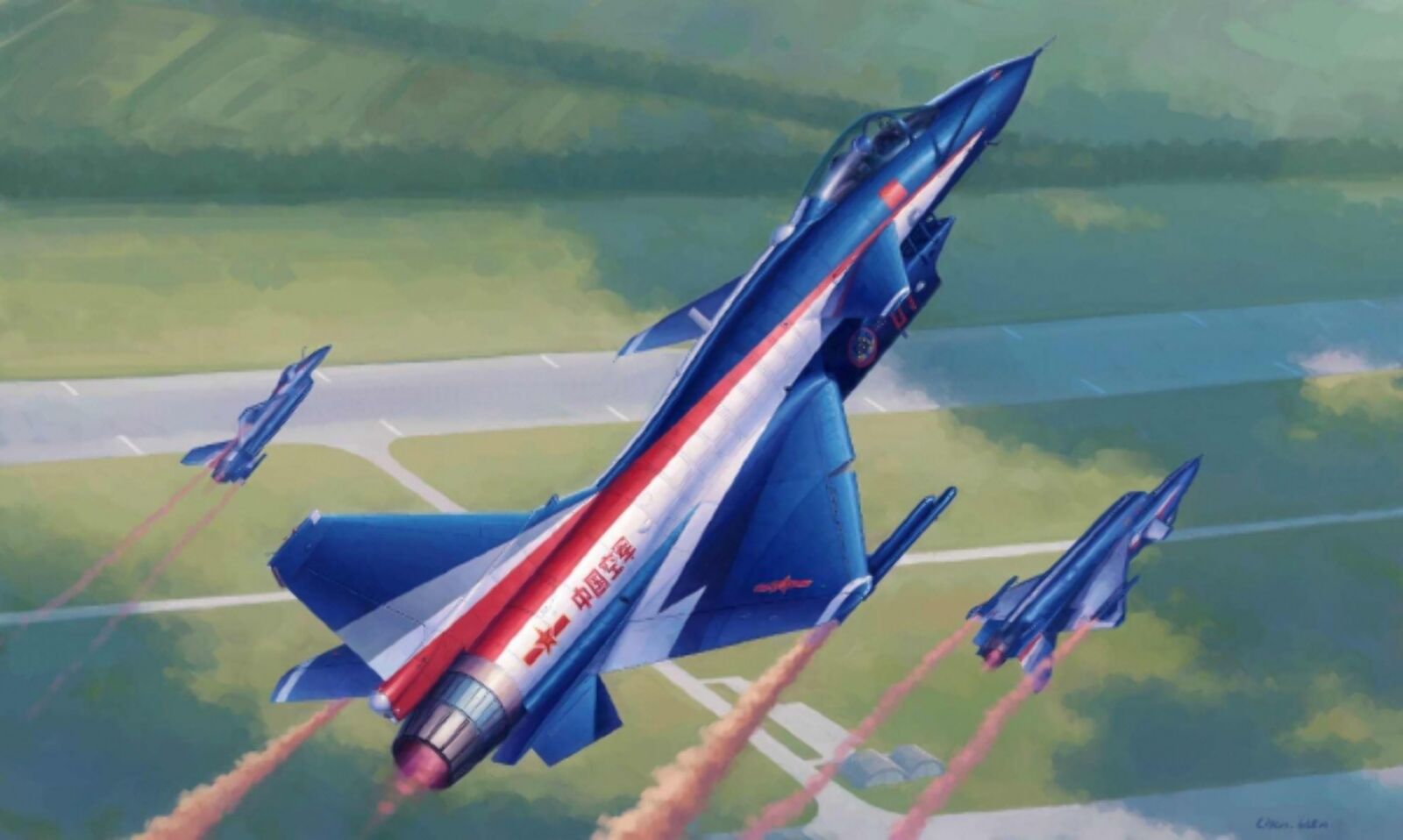 Trumpeter 02857 PLA J-10 AY VIGOROUS DRAGON 1:48 Kit modellismo